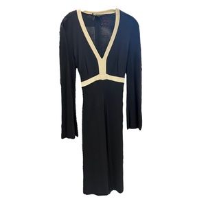 ESCADA long sleeve black dress